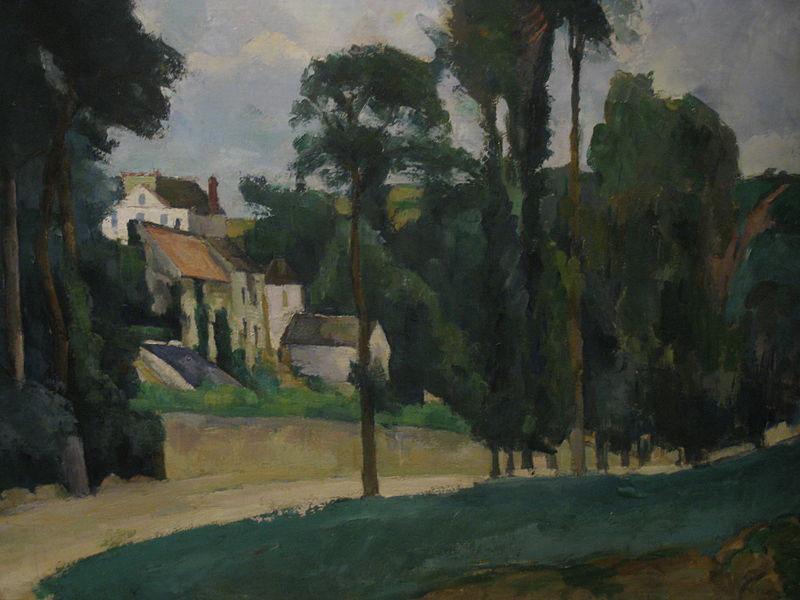 Paul Cezanne Road at Pontoise By Paul Cezanne oil painting image